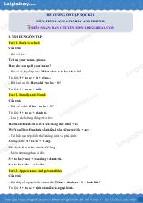 Đề cương ôn tập học kì 1 Tiếng Anh 4 - Phonics Smart